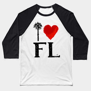 I Heart Florida (remix) by Tai's Tees Baseball T-Shirt